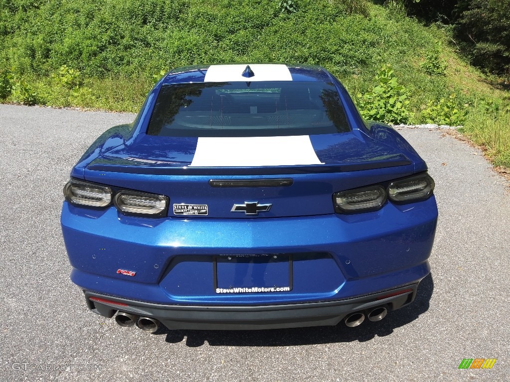 2019 Camaro LT Coupe - Riverside Blue Metallic / Ceramic White photo #8