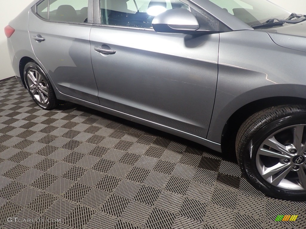 2018 Elantra SEL - Galactic Gray / Black photo #4