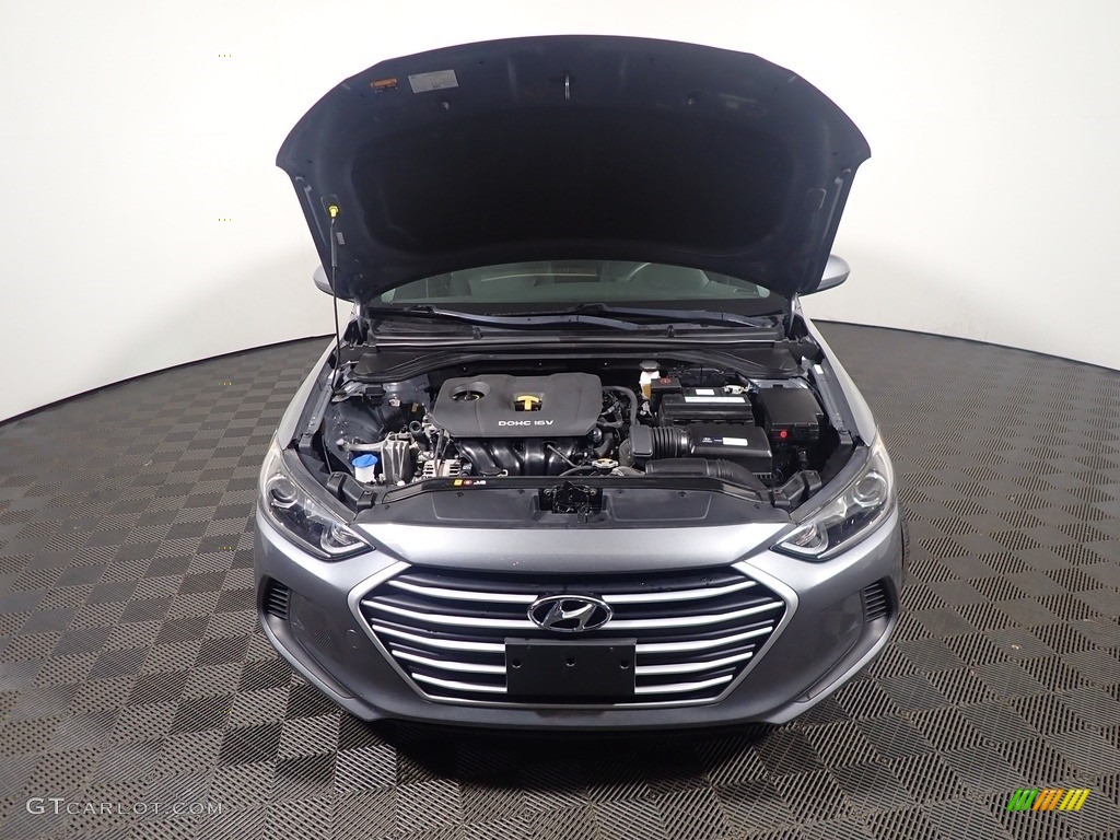 2018 Elantra SEL - Galactic Gray / Black photo #6