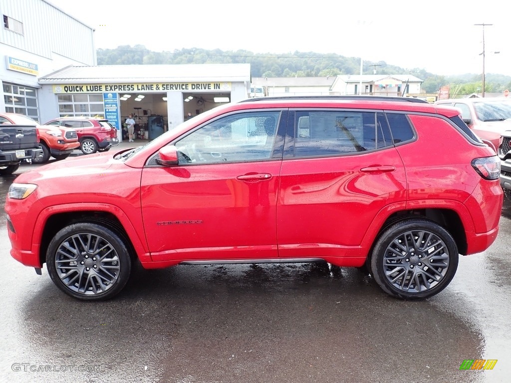 Redline Pearl 2022 Jeep Compass Limited (Red) Edition 4x4 Exterior Photo #144895891