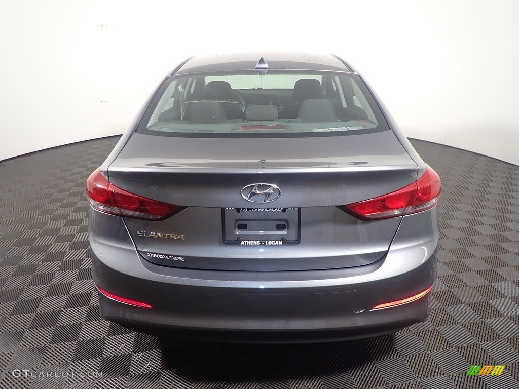 2018 Elantra SEL - Galactic Gray / Black photo #13