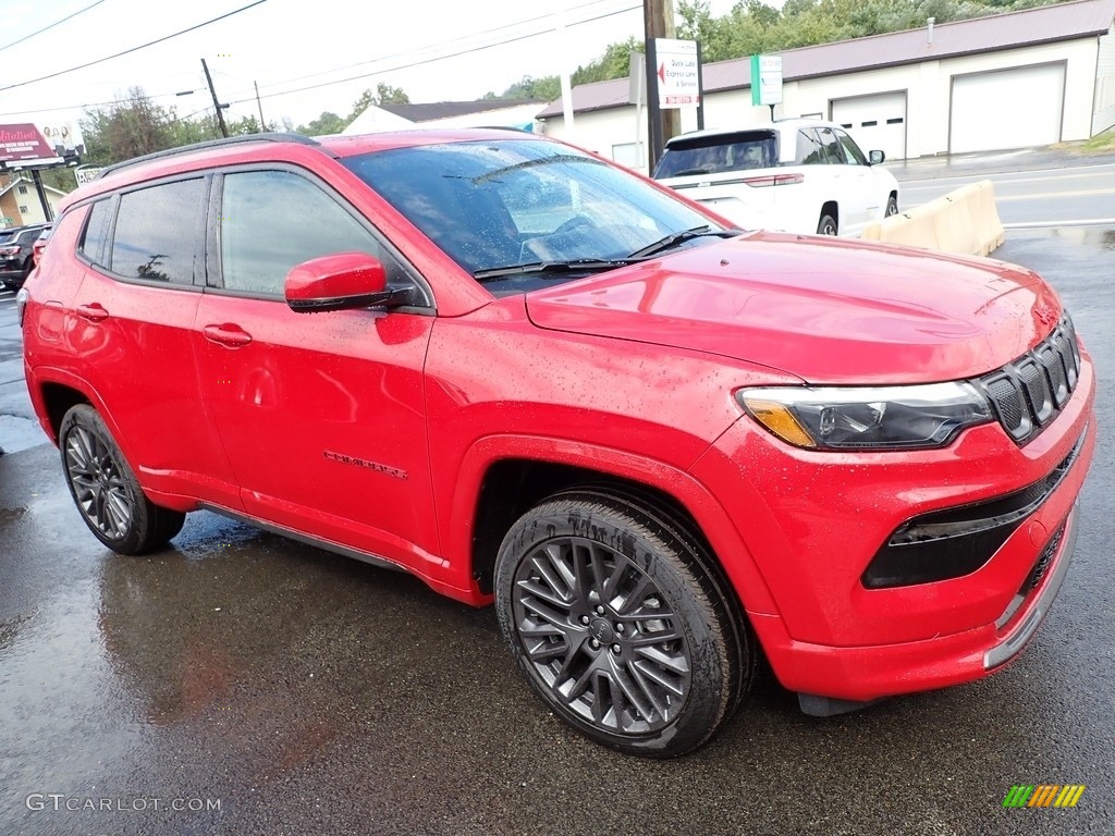 Redline Pearl 2022 Jeep Compass Limited (Red) Edition 4x4 Exterior Photo #144896061