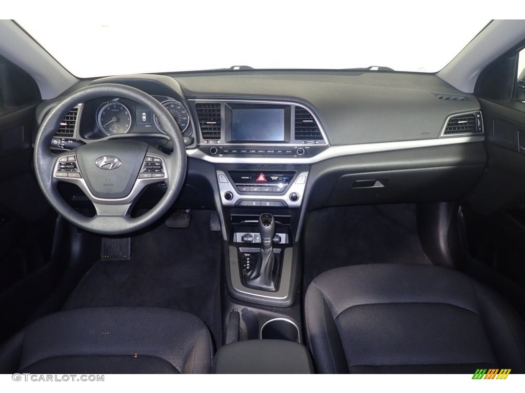 2018 Elantra SEL - Galactic Gray / Black photo #22