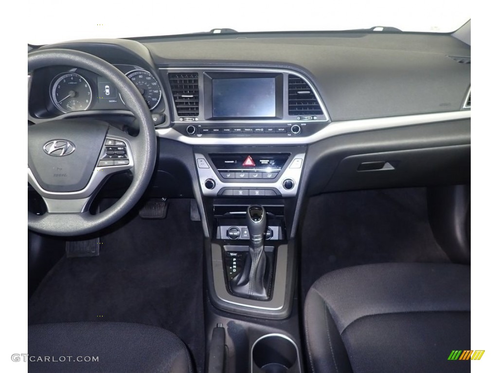 2018 Elantra SEL - Galactic Gray / Black photo #23