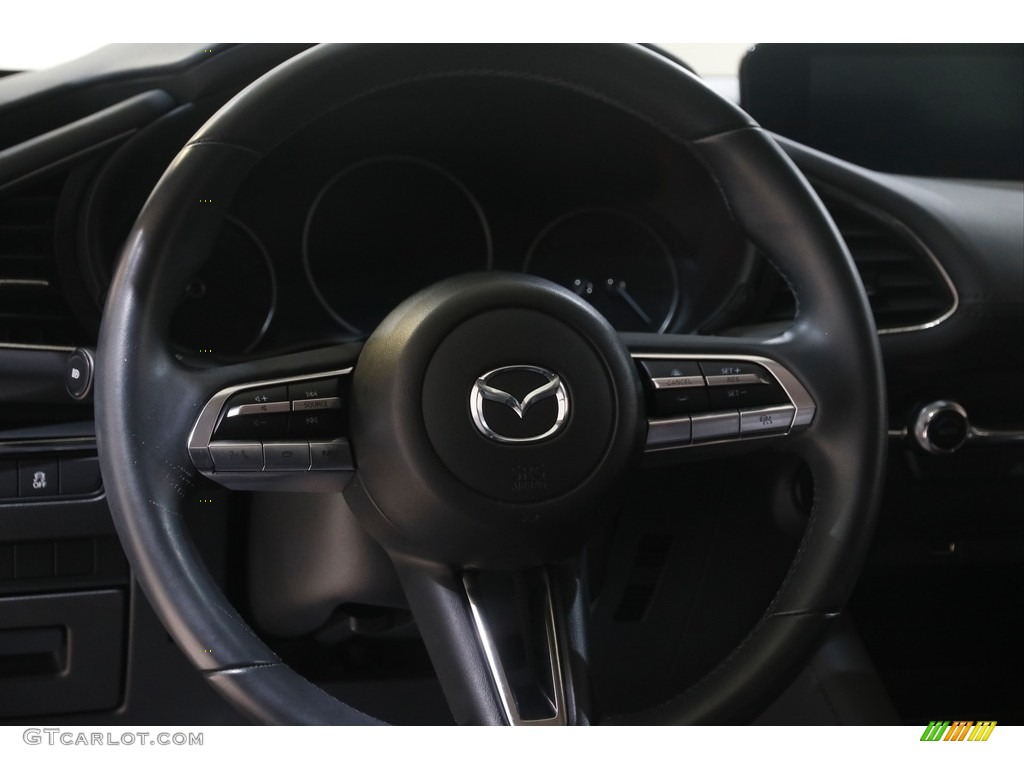 2019 Mazda MAZDA3 Select Sedan AWD Black Steering Wheel Photo #144896371