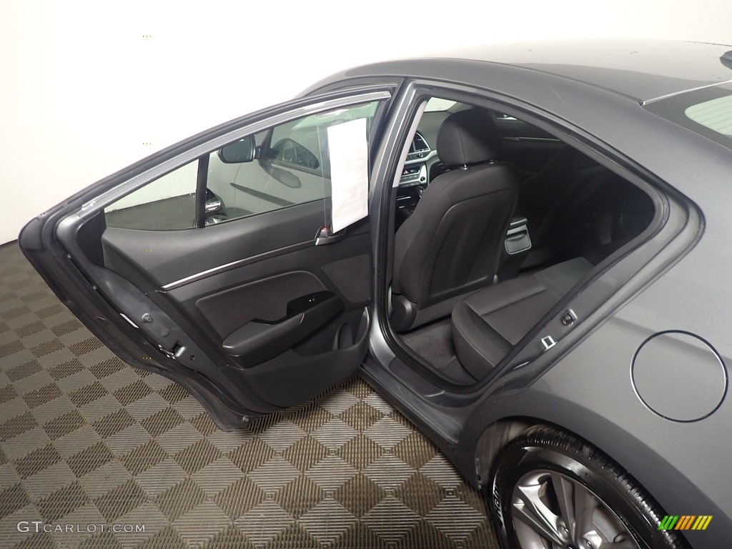 2018 Elantra SEL - Galactic Gray / Black photo #32