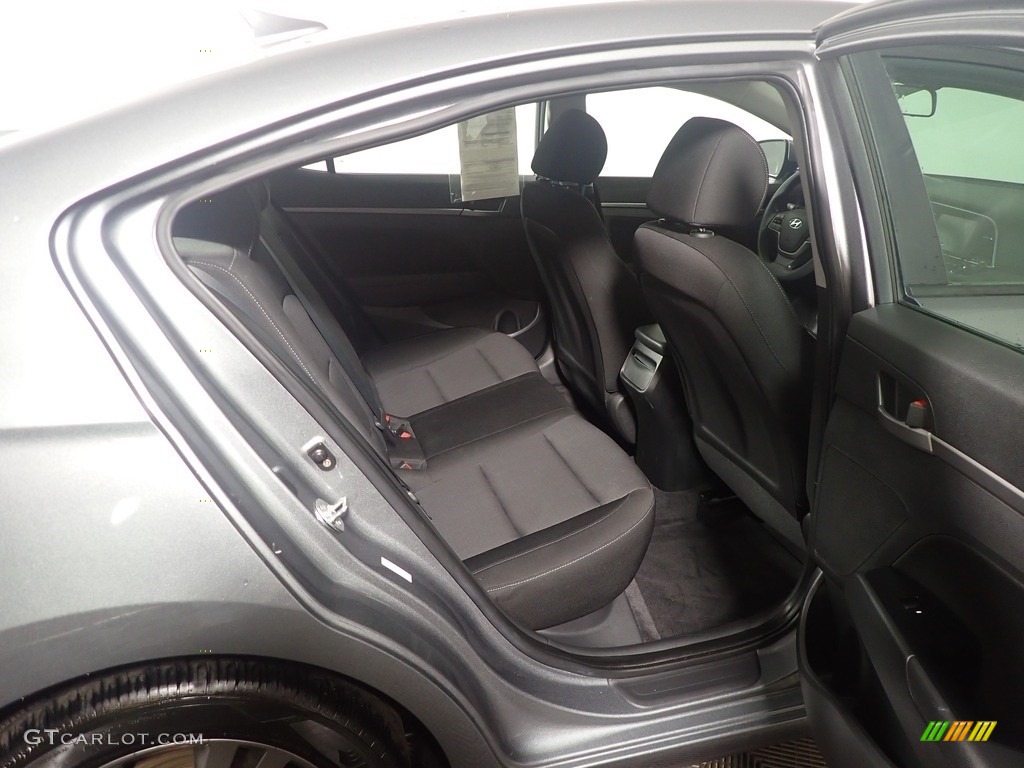 2018 Elantra SEL - Galactic Gray / Black photo #35