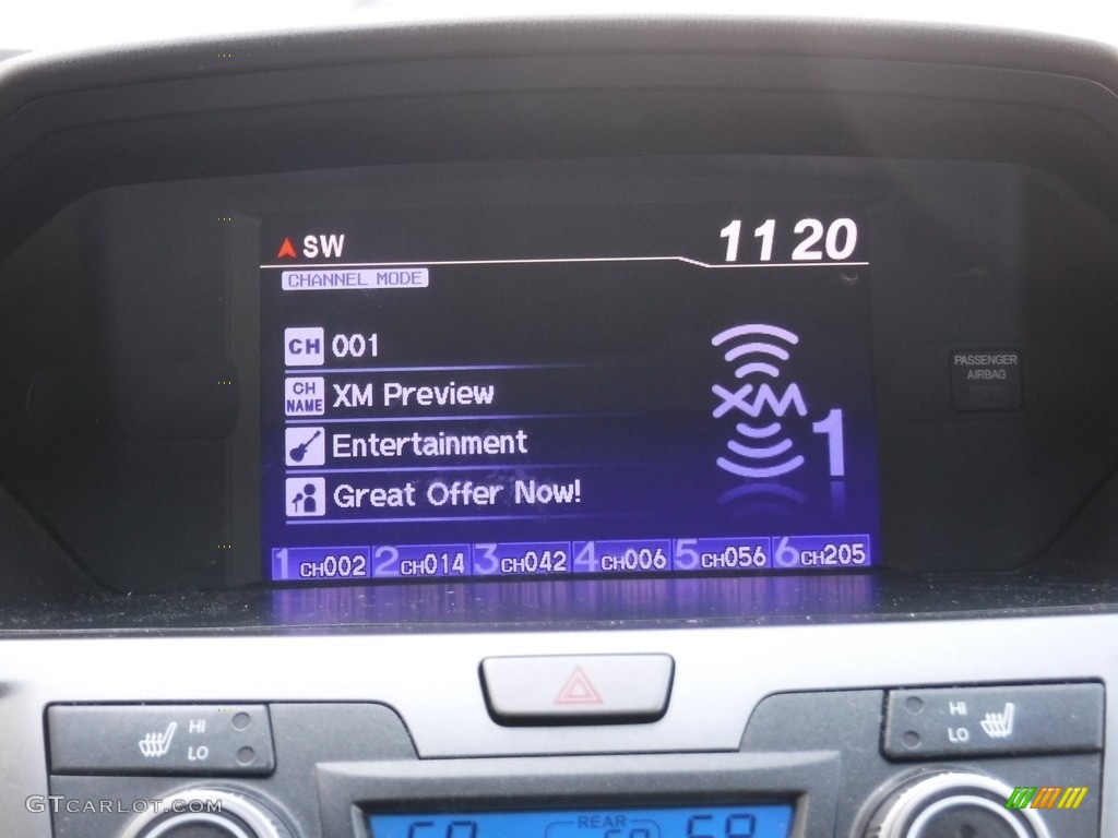 2012 Odyssey EX-L - Taffeta White / Beige photo #19