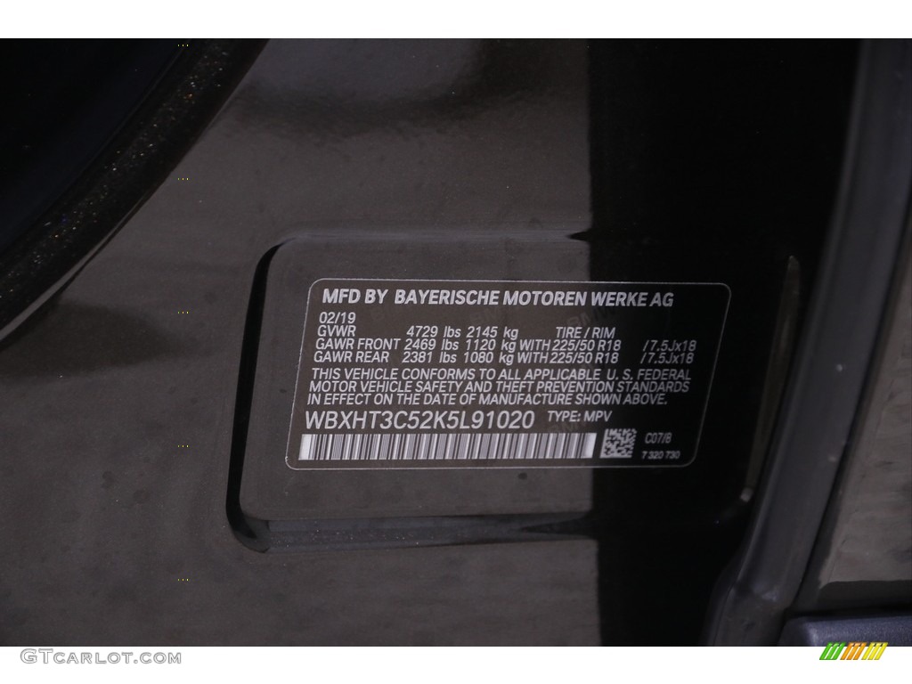2019 X1 xDrive28i - Dark Olive Metallic / Oyster/Black photo #23