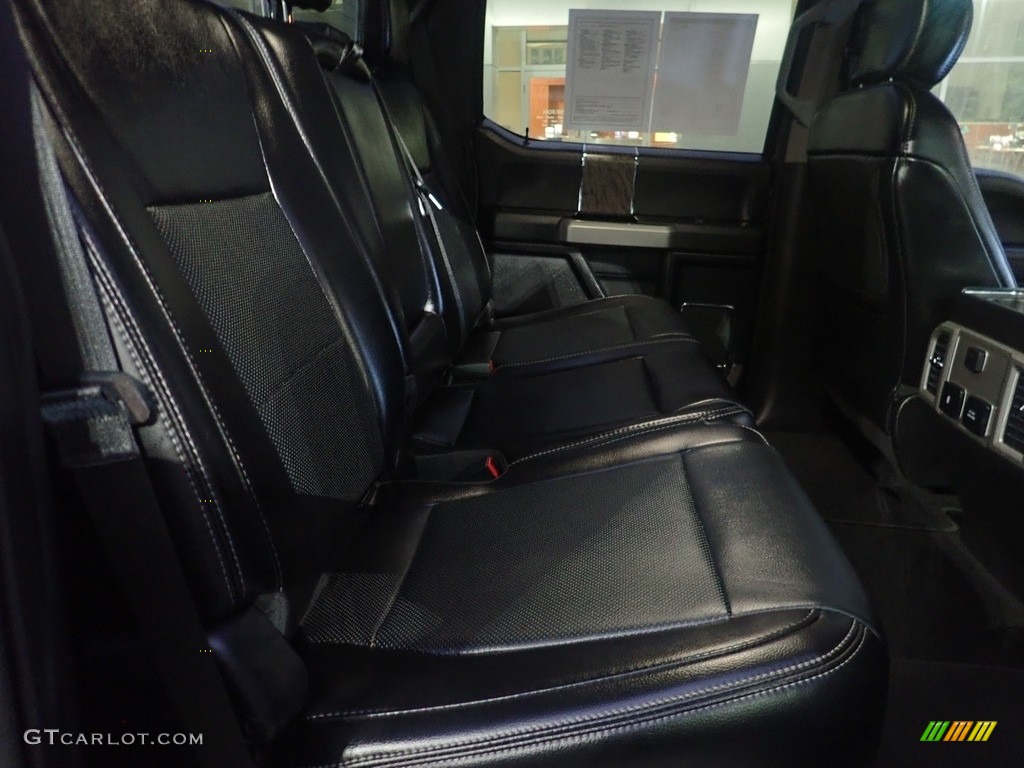 2019 F250 Super Duty Lariat Crew Cab 4x4 - Silver Spruce / Black photo #14