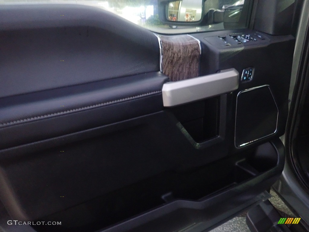 2019 F250 Super Duty Lariat Crew Cab 4x4 - Silver Spruce / Black photo #20