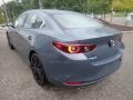 2022 Polymetal Gray Metallic Mazda Mazda3 Carbon Edition Sedan  photo #4