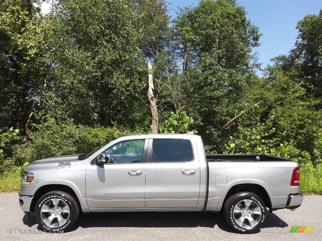 2022 1500 Laramie Crew Cab 4x4 - Billet Silver Metallic / Black photo #1