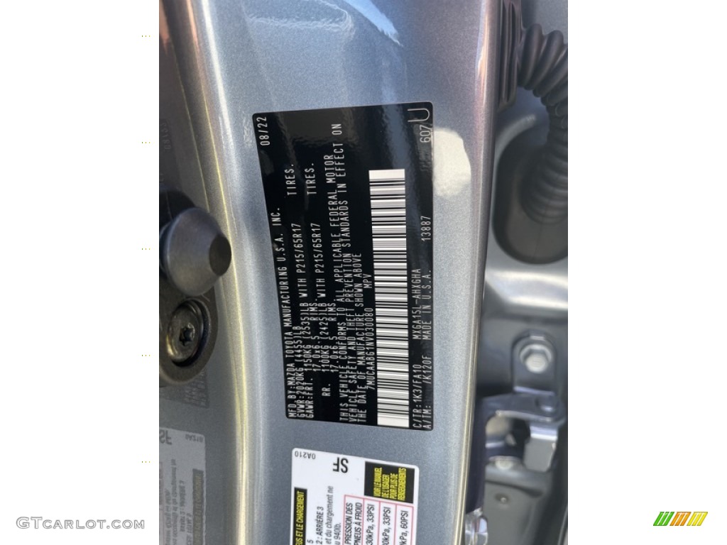 2022 Corolla Cross LE AWD - Celestite / Light Gray photo #24