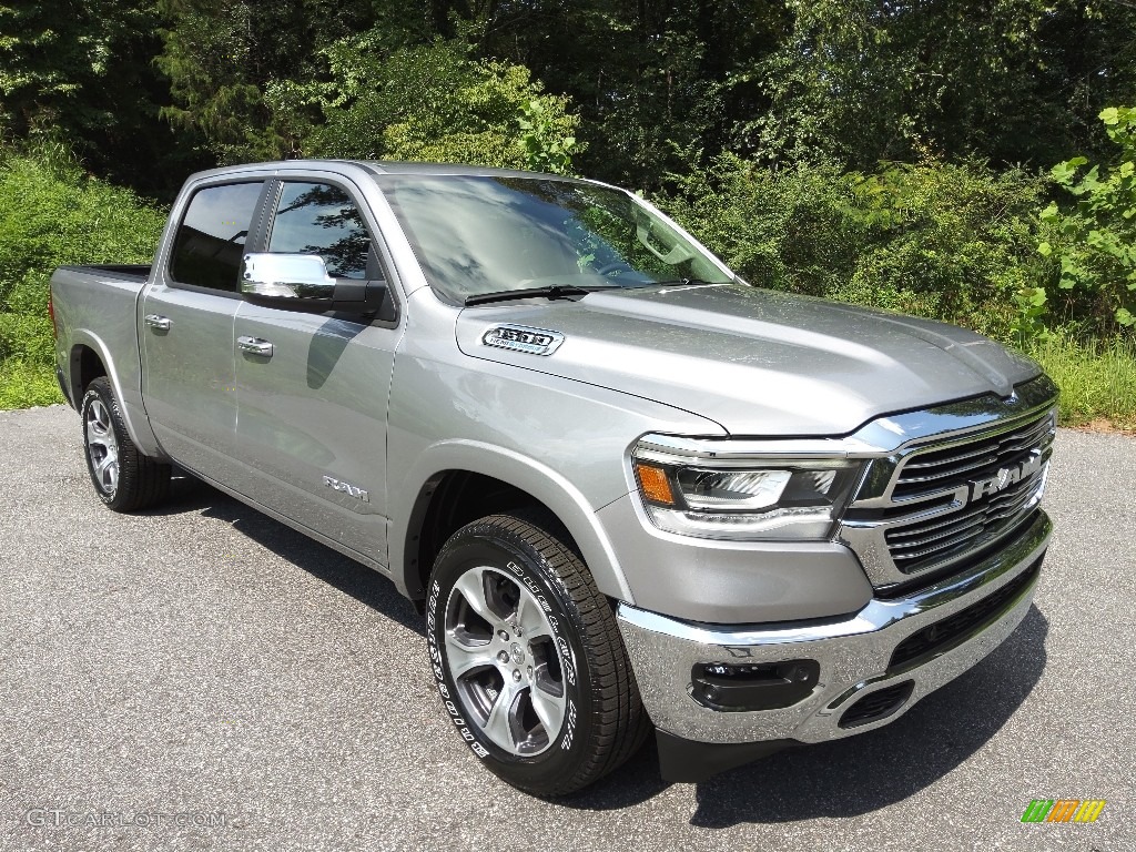 Billet Silver Metallic 2022 Ram 1500 Laramie Crew Cab 4x4 Exterior Photo #144898486