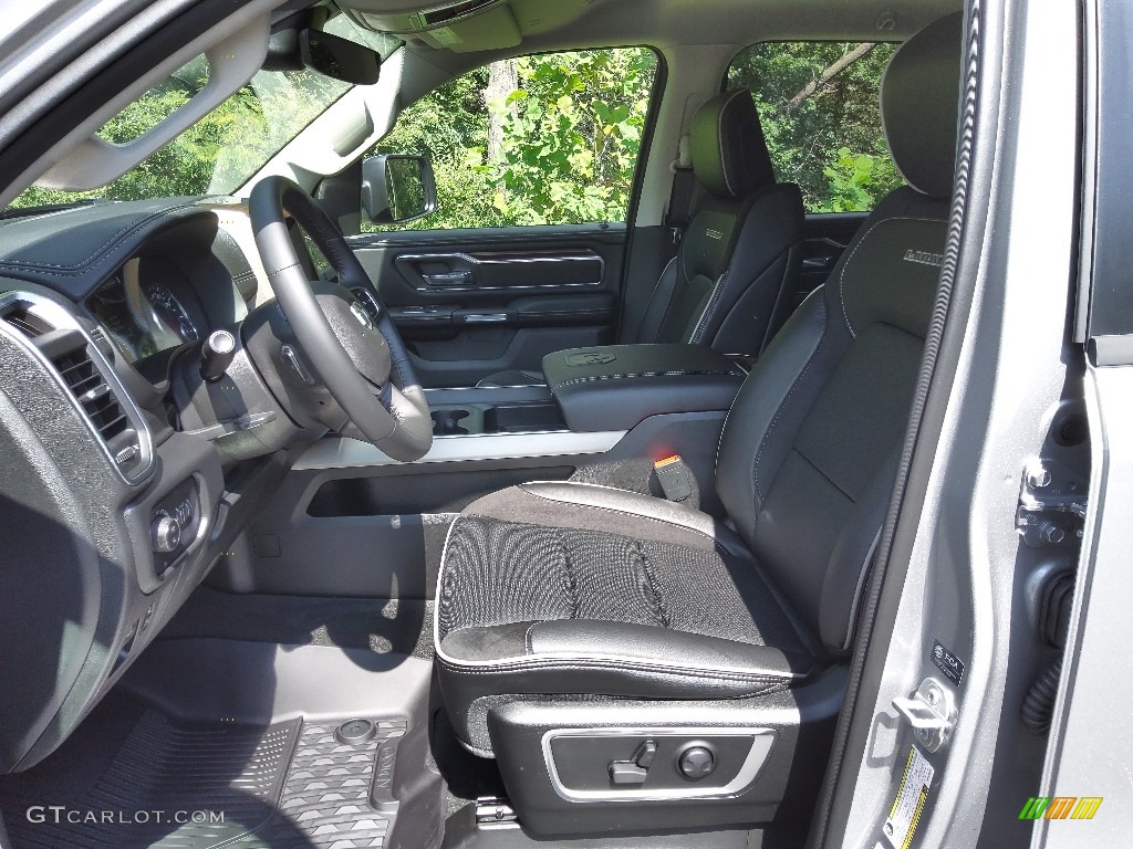 Black Interior 2022 Ram 1500 Laramie Crew Cab 4x4 Photo #144898690