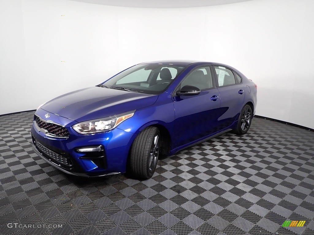 2021 Forte GT-Line - Deep Sea Blue / Black photo #5
