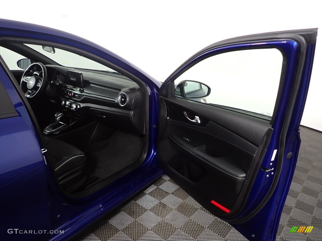 2021 Forte GT-Line - Deep Sea Blue / Black photo #24