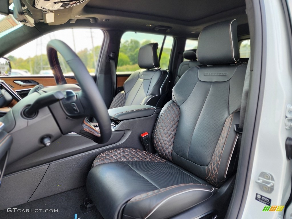 Global Black Interior 2023 Jeep Grand Cherokee Summit Reserve 4WD Photo #144899482
