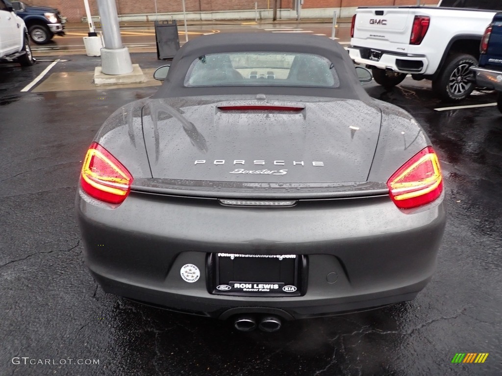 2013 Boxster S - Agate Grey Metallic / Luxor Beige photo #7