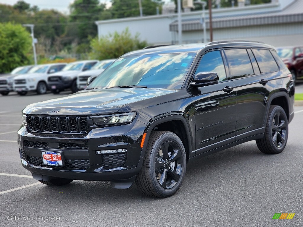 Diamond Black Crystal Pearl 2023 Jeep Grand Cherokee L Limited 4x4 Exterior Photo #144899755