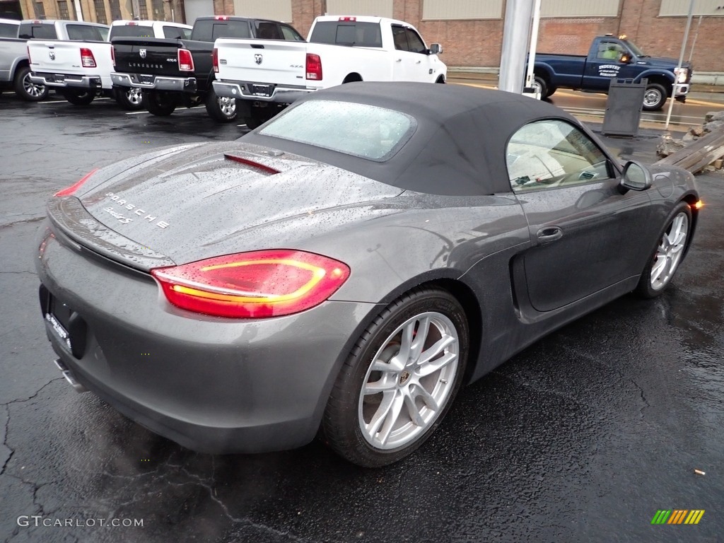 2013 Boxster S - Agate Grey Metallic / Luxor Beige photo #8