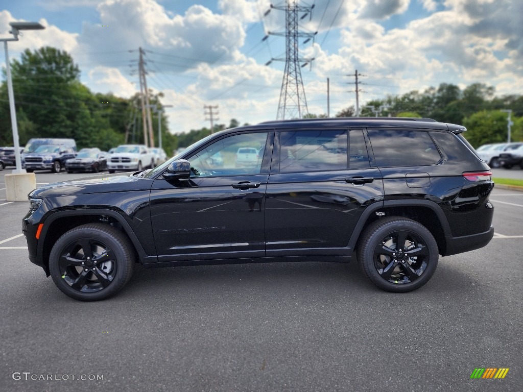 Diamond Black Crystal Pearl 2023 Jeep Grand Cherokee L Limited 4x4 Exterior Photo #144899806