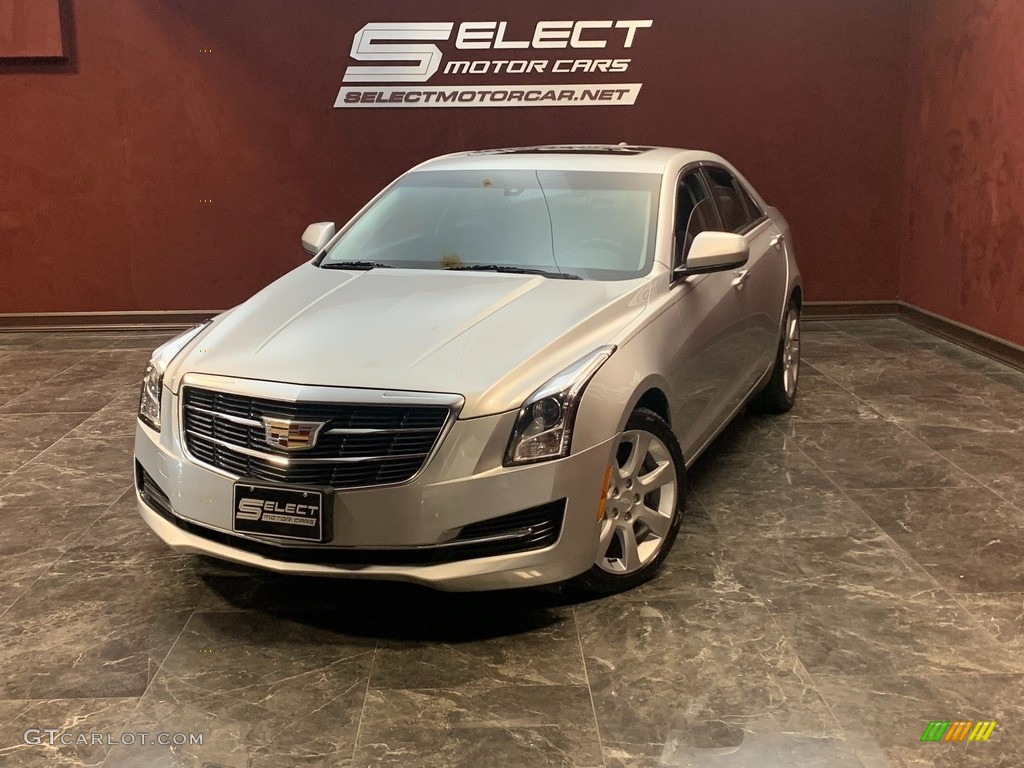 2016 ATS 2.0T AWD Sedan - Radiant Silver Metallic / Jet Black photo #1