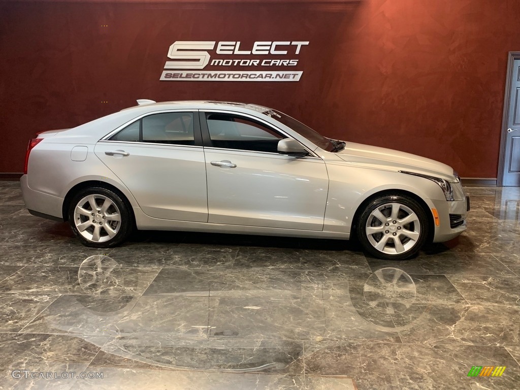 2016 ATS 2.0T AWD Sedan - Radiant Silver Metallic / Jet Black photo #4