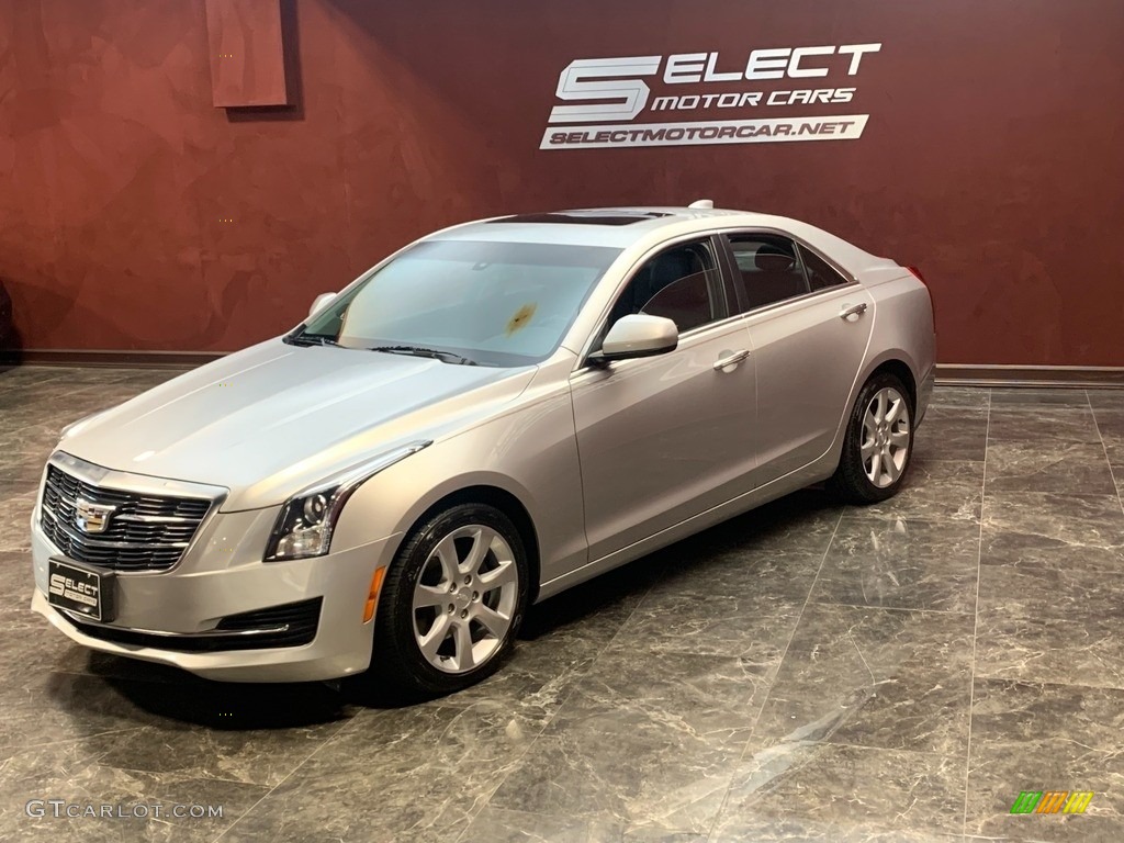2016 ATS 2.0T AWD Sedan - Radiant Silver Metallic / Jet Black photo #6