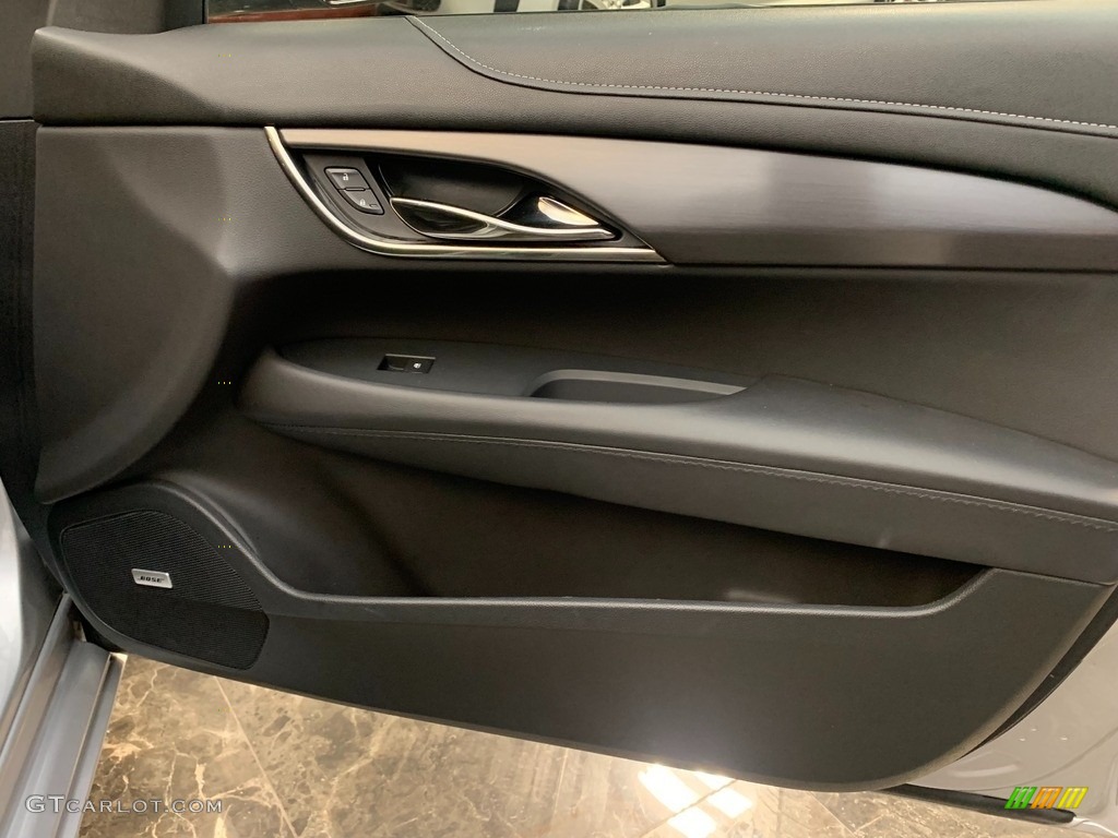 2016 Cadillac ATS 2.0T AWD Sedan Jet Black Door Panel Photo #144900340