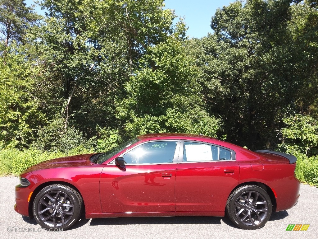 Octane Red Pearl Dodge Charger