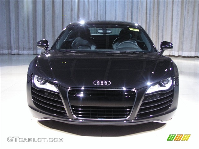 2008 R8 4.2 FSI quattro - Phantom Black Pearl Effect / Black photo #4