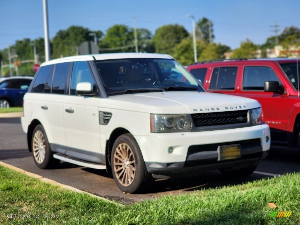2011 Range Rover Sport HSE - Fuji White / Tan/Ebony photo #4