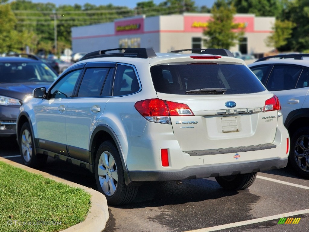 2010 Outback 2.5i Limited Wagon - Satin White Pearl / Warm Ivory photo #7