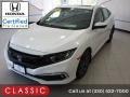 Platinum White Pearl 2020 Honda Civic EX-L Sedan