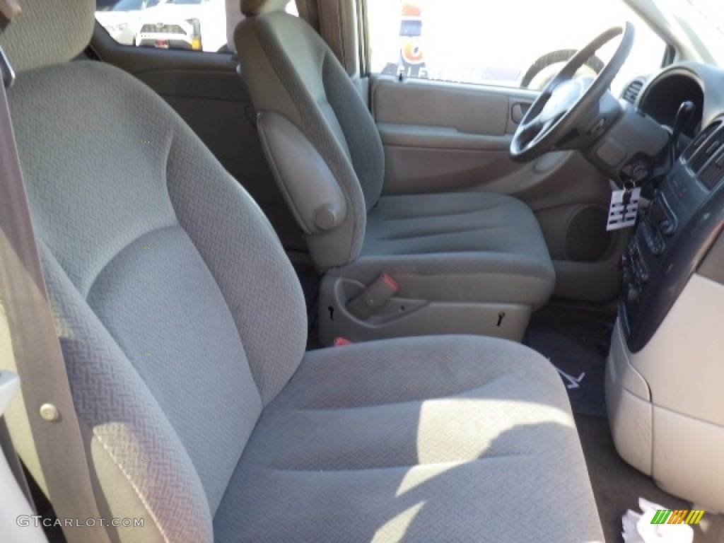 2005 Grand Caravan SXT - Stone White / Medium Slate Gray photo #8