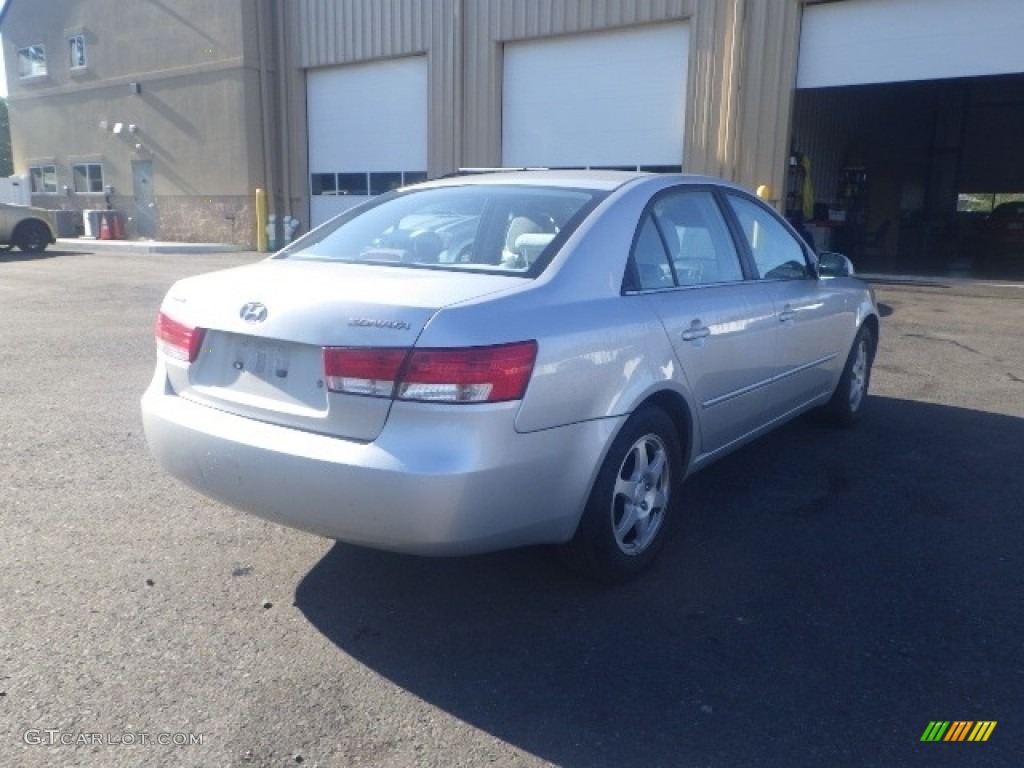 2006 Sonata GLS - Bright Silver / Gray photo #6