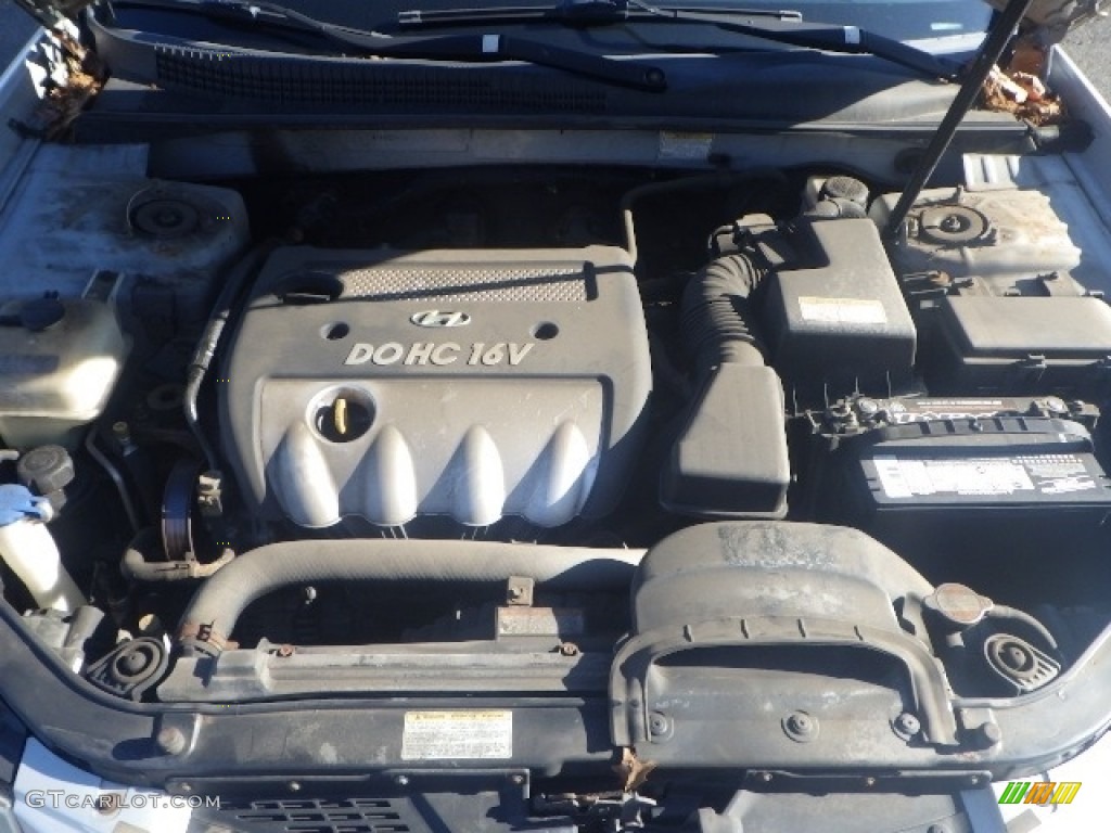 2006 Sonata GLS - Bright Silver / Gray photo #13