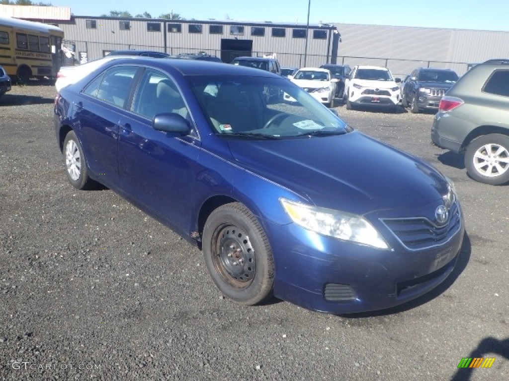 2010 Camry LE - Blue Ribbon Metallic / Ash Gray photo #3