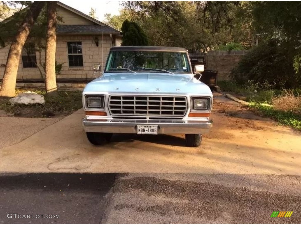 Light Blue 1978 Ford F150 Ranger Lariat SuperCab Exterior Photo #144904327