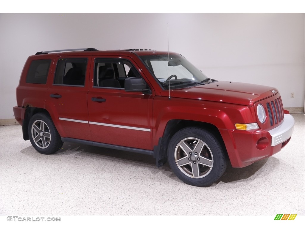 2008 Patriot Limited 4x4 - Red Crystal Pearl / Dark Slate Gray photo #1