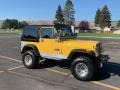 1985 Custom Yellow Jeep CJ7 4x4  photo #7