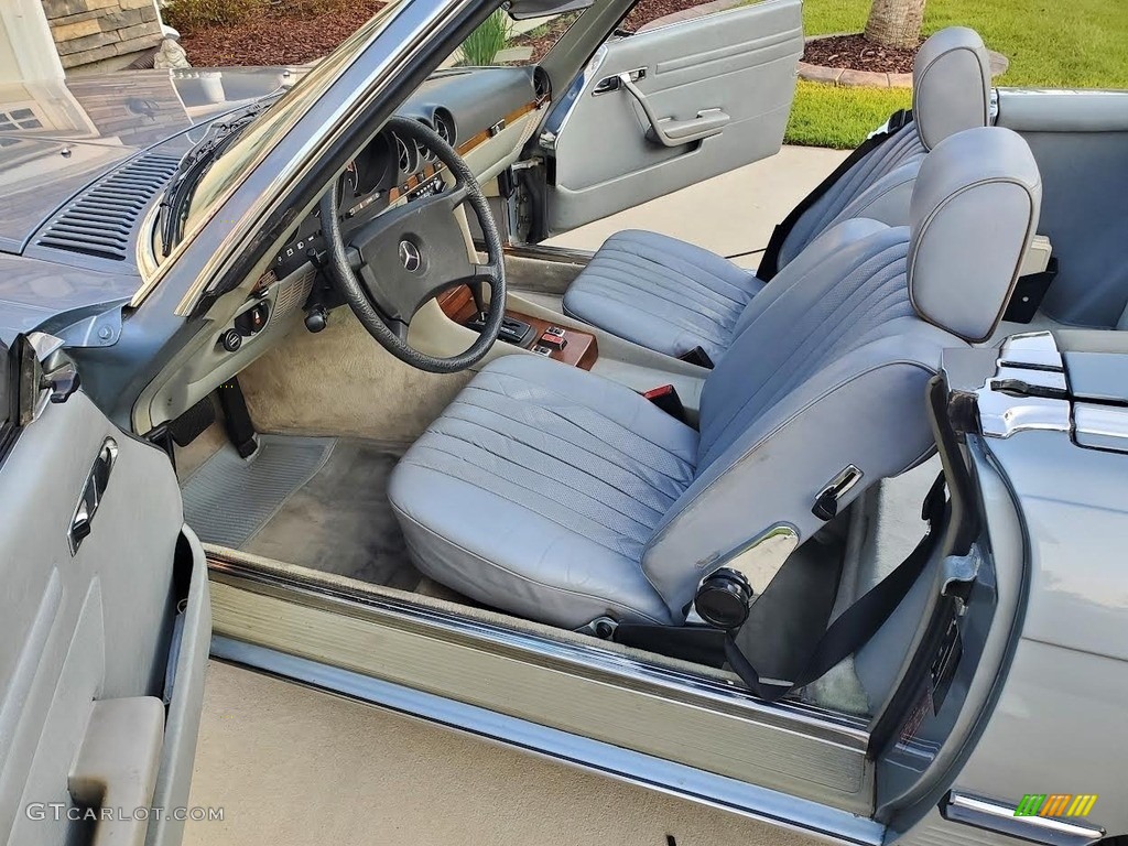 Grey Interior 1981 Mercedes-Benz SL Class 380 SL Roadster Photo #144904561