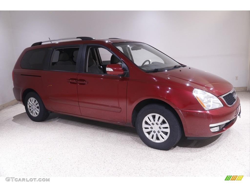 2014 Sedona LX - Claret Red / Gray photo #1