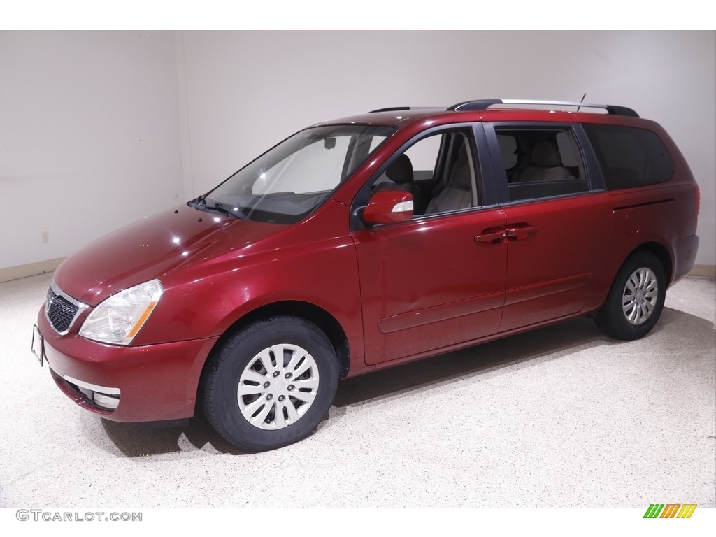 2014 Sedona LX - Claret Red / Gray photo #3