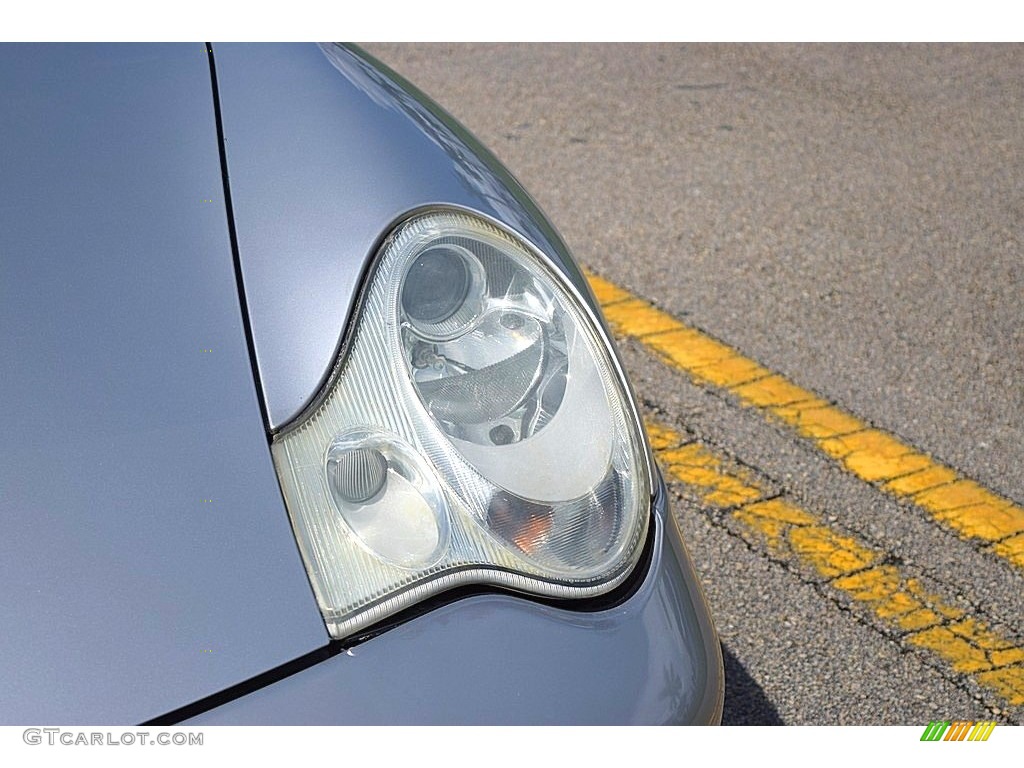 2004 911 Turbo Cabriolet - Arctic Silver Metallic / Black photo #15