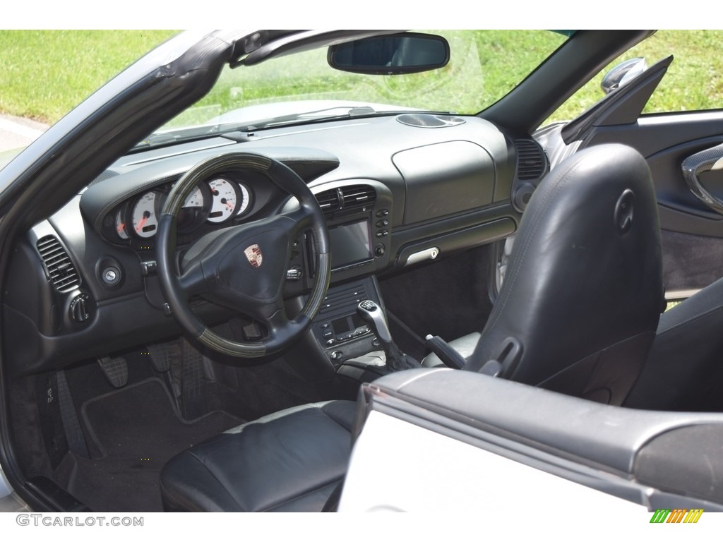 2004 911 Turbo Cabriolet - Arctic Silver Metallic / Black photo #36