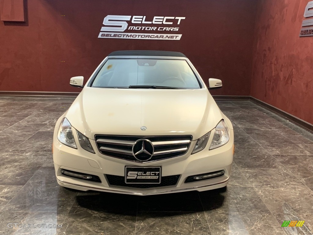 2012 E 350 Cabriolet - Arctic White / Almond/Mocha photo #2
