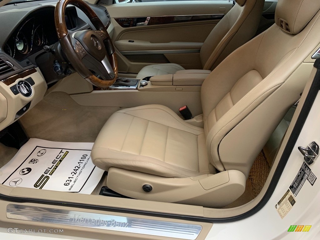 2012 E 350 Cabriolet - Arctic White / Almond/Mocha photo #8